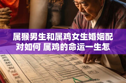 属猴男生和属鸡女生婚姻配对如何 属鸡的命运一生怎么样