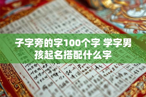 子字旁的字100个字 学字男孩起名搭配什么字 子字旁的字100个字 学字男孩起名搭配什么字