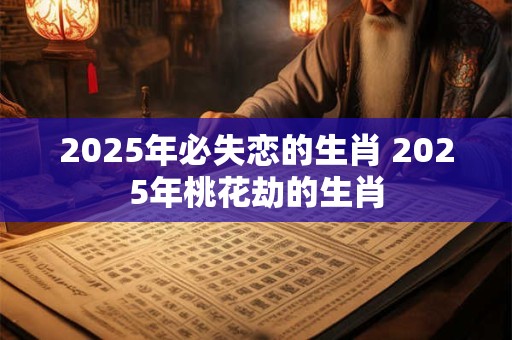 2025年必失恋的生肖 2025年桃花劫的生肖