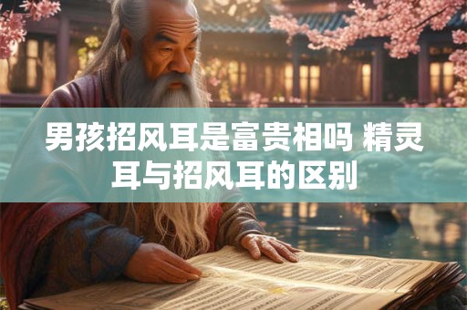 男孩招风耳是富贵相吗 精灵耳与招风耳的区别