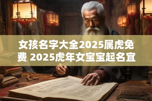 女孩名字大全2025属虎免费 2025虎年女宝宝起名宜用字