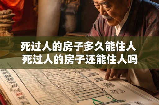 死过人的房子多久能住人 死过人的房子还能住人吗