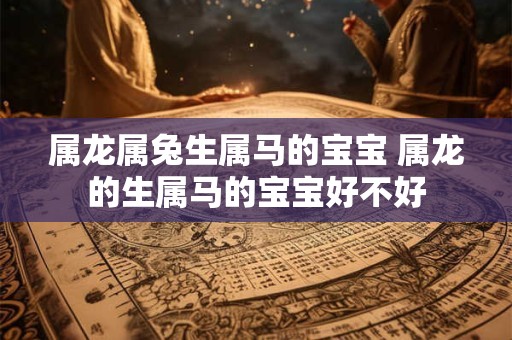 属龙属兔生属马的宝宝 属龙的生属马的宝宝好不好