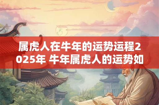 属虎人在牛年的运势运程2025年 牛年属虎人的运势如何