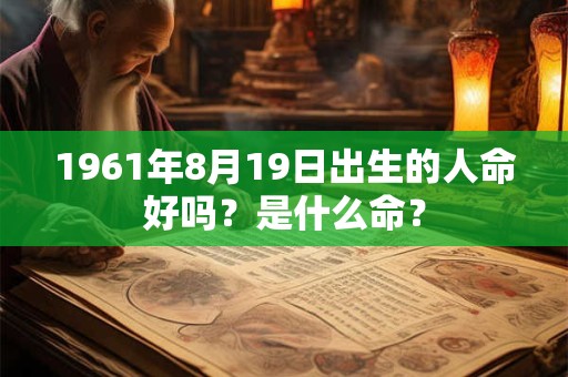 1961年8月19日出生的人命好吗？是什么命？