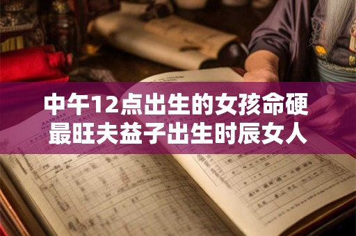 中午12点出生的女孩命硬 最旺夫益子出生时辰女人