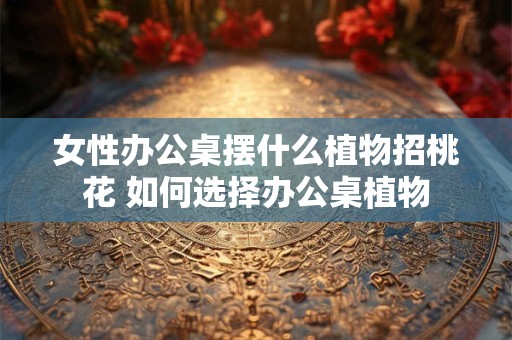 女性办公桌摆什么植物招桃花 如何选择办公桌植物