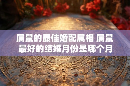 属鼠的最佳婚配属相 属鼠最好的结婚月份是哪个月