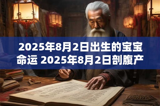 2025年8月2日出生的宝宝命运 2025年8月2日剖腹产好吗