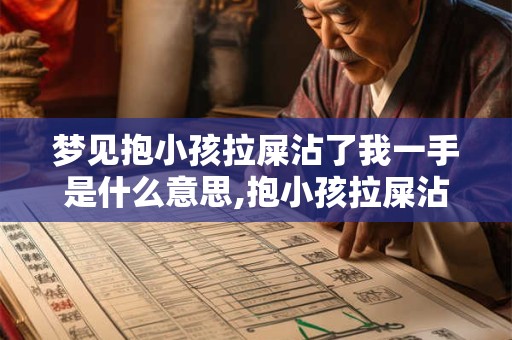 梦见抱小孩拉屎沾了我一手是什么意思,抱小孩拉屎沾到自己身上