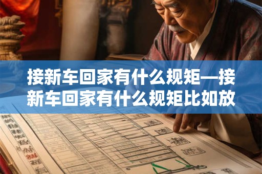 接新车回家有什么规矩—接新车回家有什么规矩比如放鞭