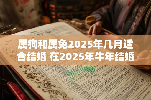 属狗和属兔2025年几月适合结婚 在2025年牛年结婚好吗