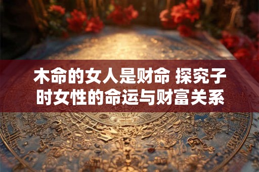 木命的女人是财命 探究子时女性的命运与财富关系