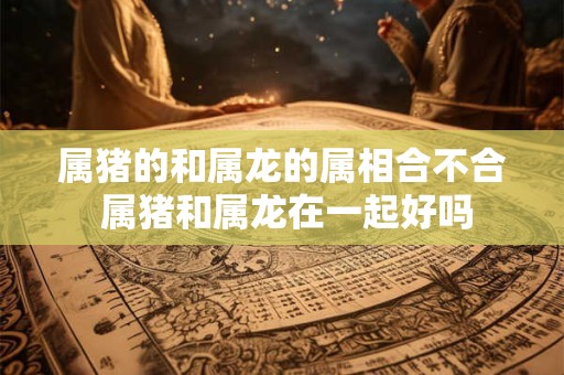 属猪的和属龙的属相合不合 属猪和属龙在一起好吗