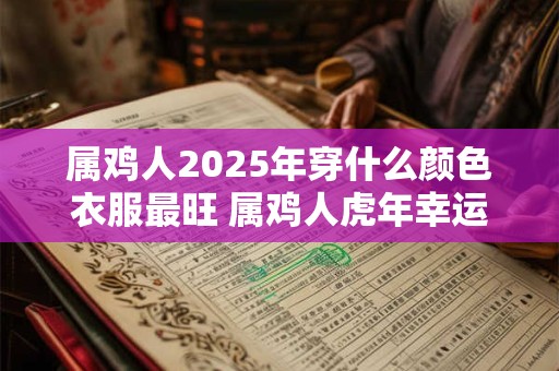 属鸡人2025年穿什么颜色衣服最旺 属鸡人虎年幸运色是什么