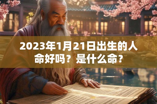 2023年1月21日出生的人命好吗？是什么命？
