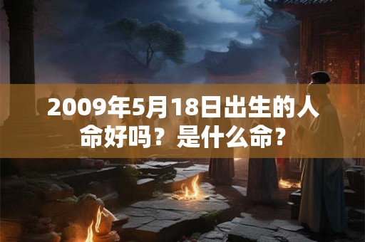 2009年5月18日出生的人命好吗？是什么命？
