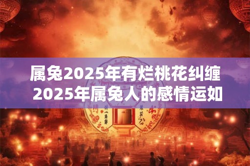 属兔2025年有烂桃花纠缠 2025年属兔人的感情运如何