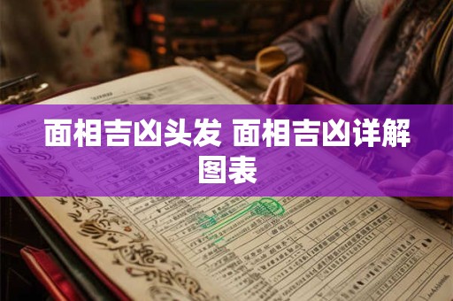 面相吉凶头发 面相吉凶详解图表