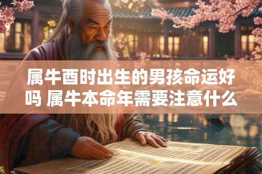 属牛酉时出生的男孩命运好吗 属牛本命年需要注意什么