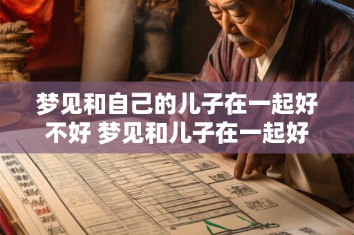 梦见和自己的儿子在一起好不好 梦见和儿子在一起好不好