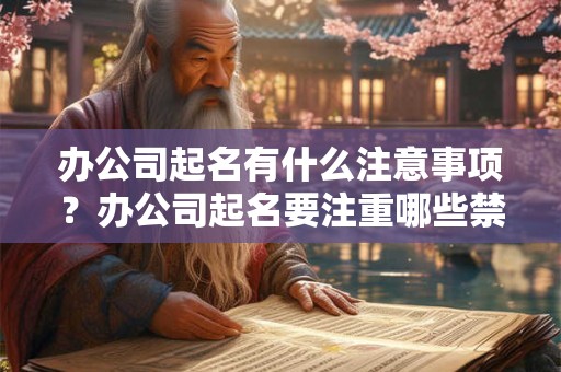 办公司起名有什么注意事项？办公司起名要注重哪些禁忌？
