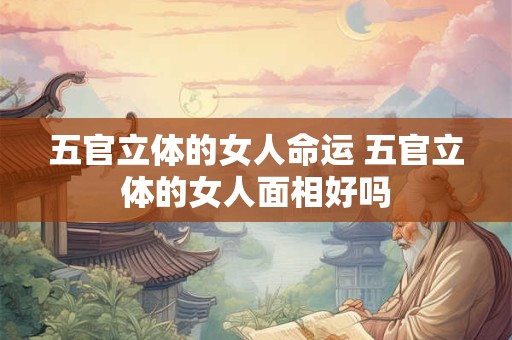 五官立体的女人命运 五官立体的女人面相好吗