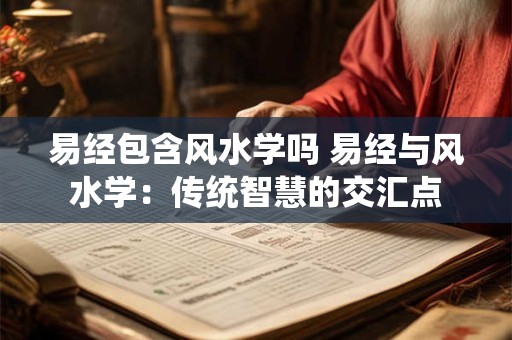 易经包含风水学吗 易经与风水学：传统智慧的交汇点