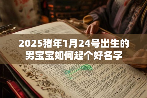 2026猪年1月24号出生的男宝宝如何起个好名字
