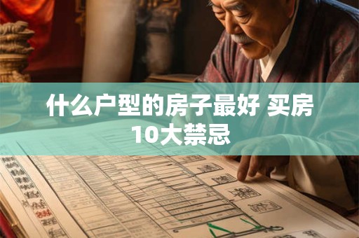 什么户型的房子最好 买房10大禁忌