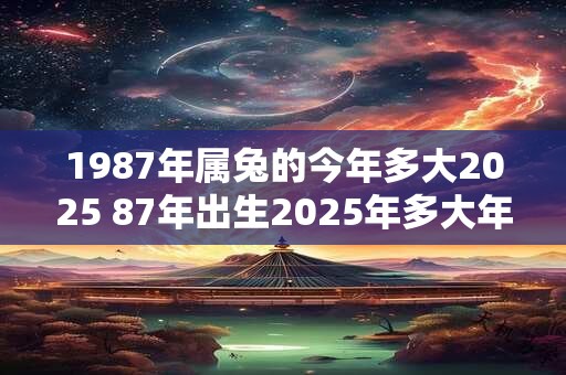 1987年属兔的今年多大2025 87年出生2025年多大年龄