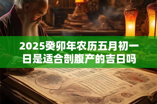 2025癸卯年农历五月初一日是适合剖腹产的吉日吗