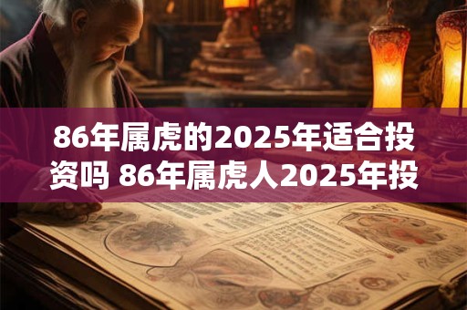 86年属虎的2025年适合投资吗 86年属虎人2025年投资运势如何