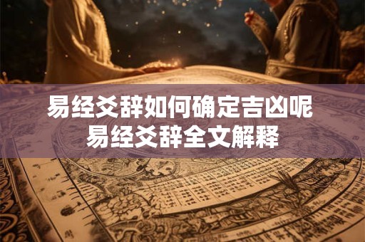 易经爻辞如何确定吉凶呢 易经爻辞全文解释