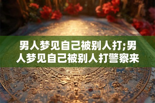 男人梦见自己被别人打;男人梦见自己被别人打警察来了