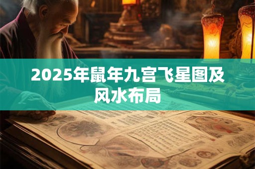 2025年鼠年九宫飞星图及风水布局