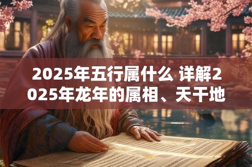 2025年五行属什么 详解2025年龙年的属相、天干地支和五行属性