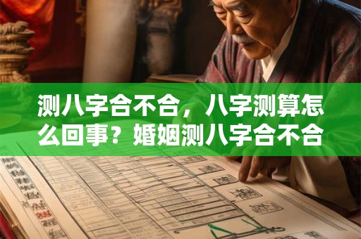 测八字合不合，八字测算怎么回事？婚姻测八字合不合