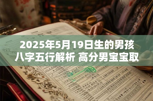 2025年5月19日生的男孩八字五行解析 高分男宝宝取名字