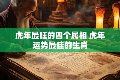 虎年最旺的四个属相 虎年运势最佳的生肖