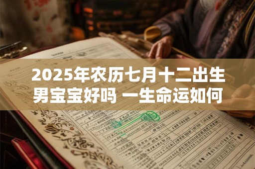 2025年农历七月十二出生男宝宝好吗 一生命运如何