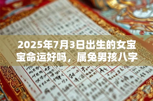 2025年7月3日出生的女宝宝命运好吗，属兔男孩八字命运查询