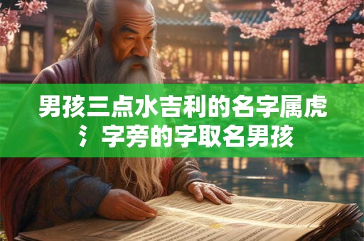 男孩三点水吉利的名字属虎 氵字旁的字取名男孩
