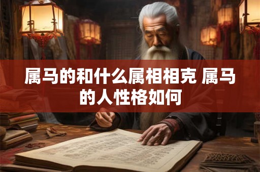 属马的和什么属相相克 属马的人性格如何
