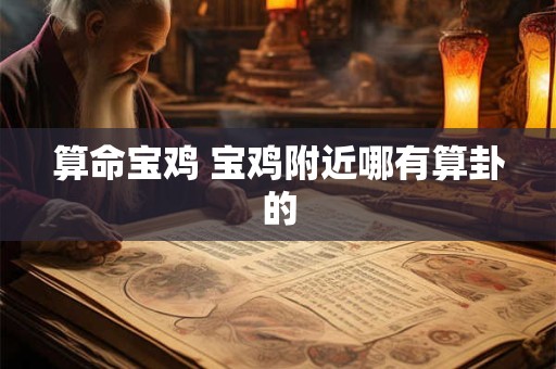 算命宝鸡 宝鸡附近哪有算卦的