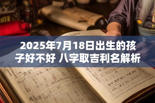 2025年7月18日出生的孩子好不好 八字取吉利名解析