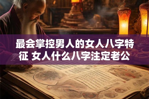 最会掌控男人的女人八字特征 女人什么八字注定老公疼