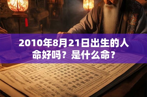 2010年8月21日出生的人命好吗？是什么命？