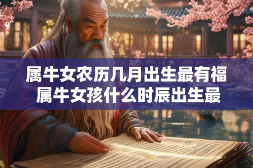 属牛女农历几月出生最有福 属牛女孩什么时辰出生最好命