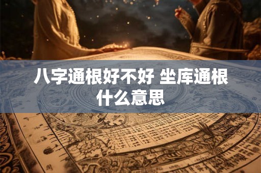 八字通根好不好 坐库通根什么意思